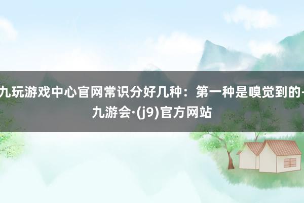 九玩游戏中心官网常识分好几种：第一种是嗅觉到的-九游会·(j9)官方网站