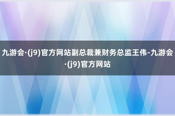 九游会·(j9)官方网站副总裁兼财务总监王伟-九游会·(j9)官方网站