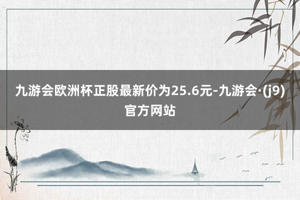 九游会欧洲杯正股最新价为25.6元-九游会·(j9)官方网站