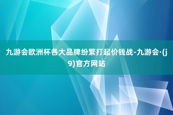 九游会欧洲杯各大品牌纷繁打起价钱战-九游会·(j9)官方网站