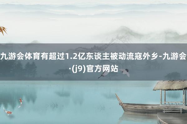 九游会体育有超过1.2亿东谈主被动流寇外乡-九游会·(j9)官方网站